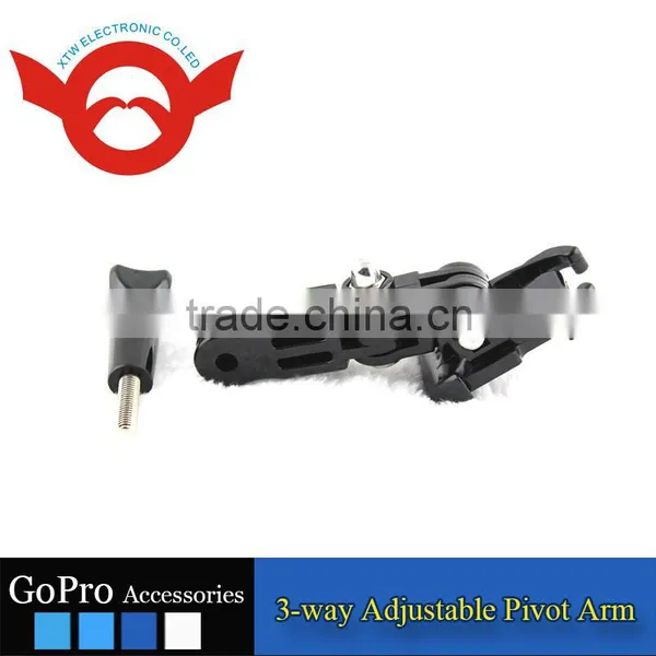 3-way Adjustable Pivot Arm for Gopro Hero 2/3/3+/4/4 Session photo-5