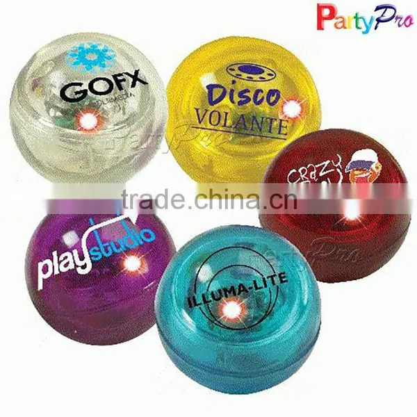 Best Wholesale Websites High Quality China Led Light up Flashing Bouncing Transparent Logo Printing Toy Rubber Ball photo-2