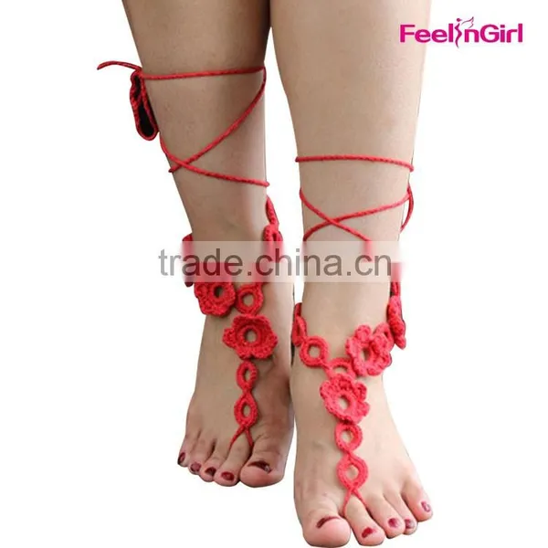 Fast Delivery Factory Price Wedding Barefoot Sandals photo-4
