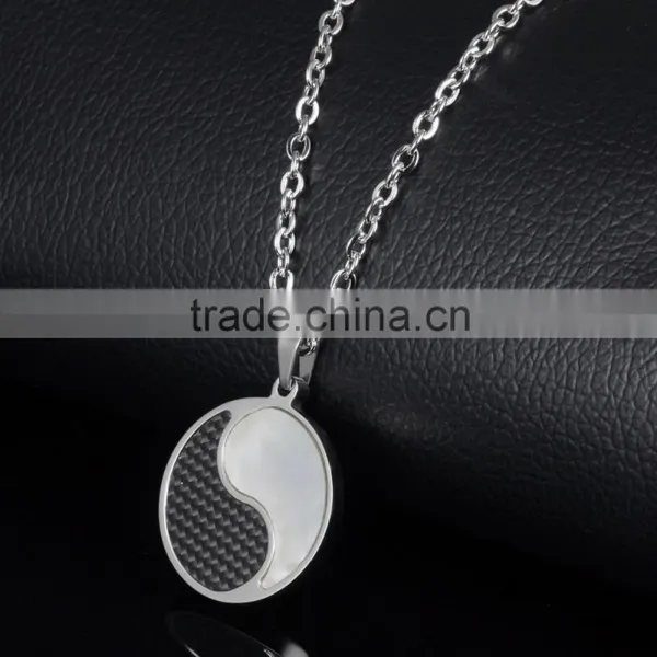 2016 New Design Fashion Jewelry Nickel Free Chinese Ancient Culture Yin Yang Pendant photo-3