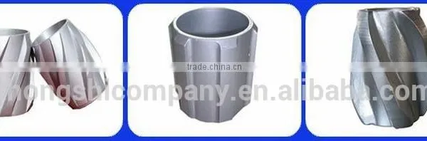 API 10D Spiral Vane Aluminium Solid Rigid Centralizer photo-2
