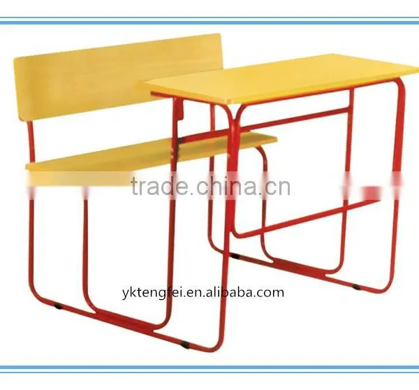 Student Double Desks and Chairs, Kids School Furniture in School Sets TF-9321 photo-6