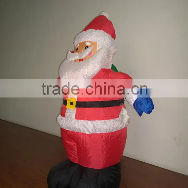 DJ-XT-46 Outdoor Inflatable Christmas Light Santa Take Presents Airblown for Christmas Decoration photo-3