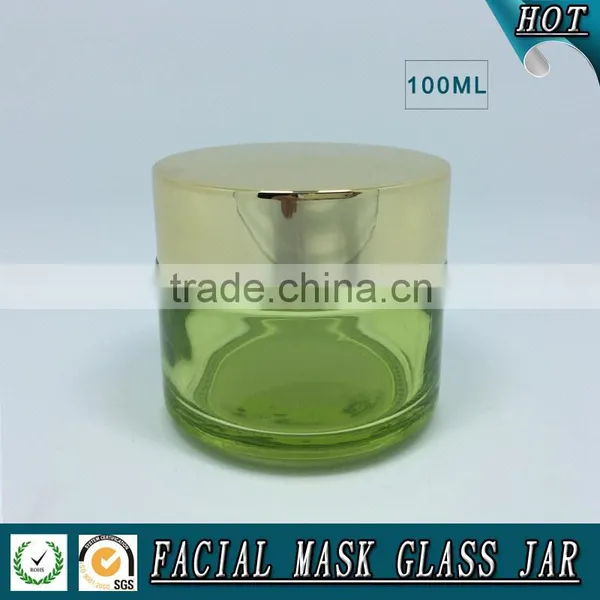 100ml Empty Cylinder Cosmetics Facial Mask Glass Jar Quality Choice photo-4