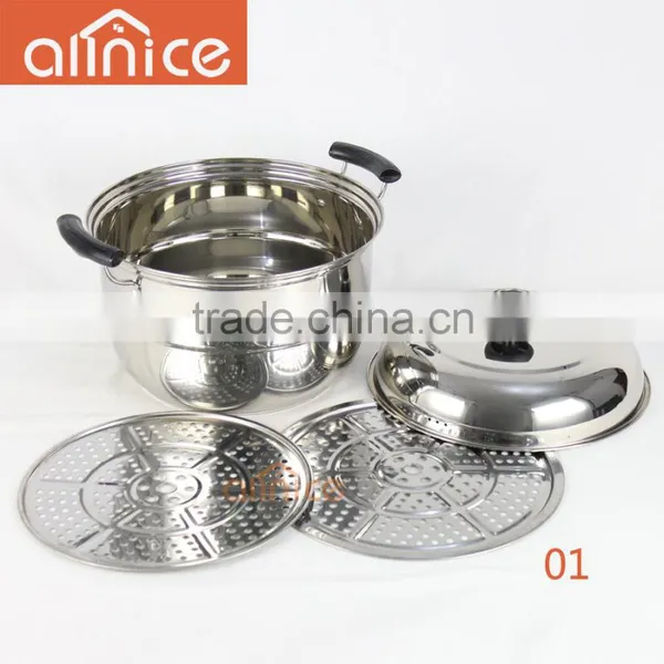 Kitchen Utensil: Stainless Steel Vegetable Steamer Food Steamer Steam Pot photo-5
