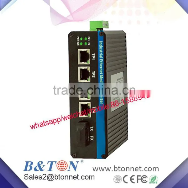 Industrial Fiber Switch 10/100M 1Fiber Port +4Rj45 Optical Fiber Switch