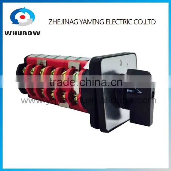 Welding Machine Switch KDHC-40/6*3 CO2 Gas High Voltage Electrical Changeover Rotary Switch 40A 6 Poles 3 Positions