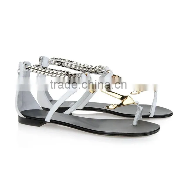 Latest Sexy Fashion Flat Sandals Women Shoes photo-4