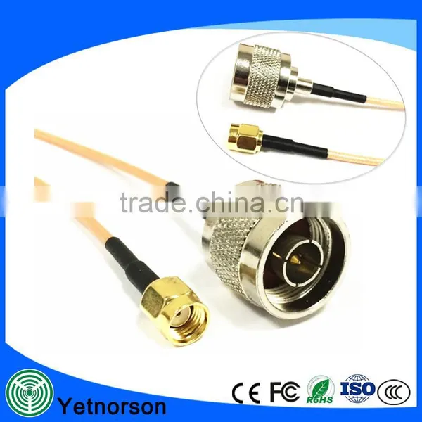Custom Professional Design rf Coaxial Cable SMA to N Male RG178 Jumper Cable photo-2