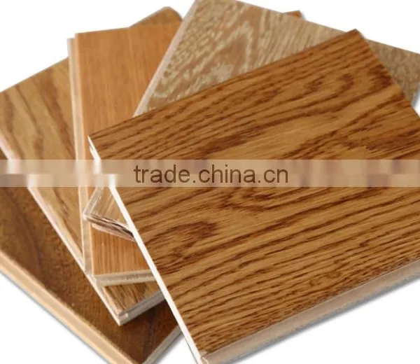 Ac4 Teak Wood Laminated Flooring Commercial Hdf 8mm