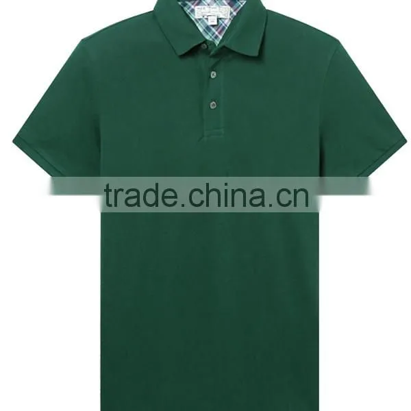 2015 Mens Pure Cotton Polo Shirts With Quick Dry and Moisture Transfer Function. photo-2