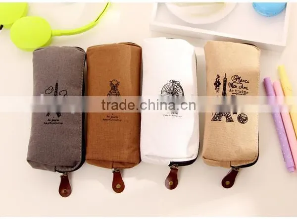 Stationery Bags Cloth Art Makeup Bags Creative Stationery Bags Children Learn Supplies Wholesale