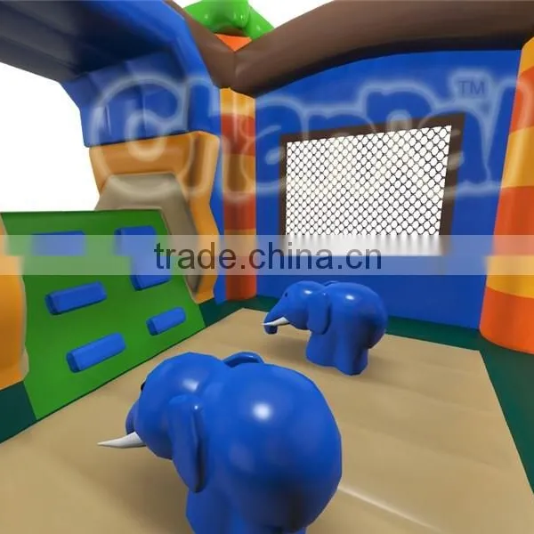 2016 New Design Best Quality Inflatable Backyard Bouncers,inflatable Bouncers Hawaiiwar Bouncers, Elephant Castle photo-3