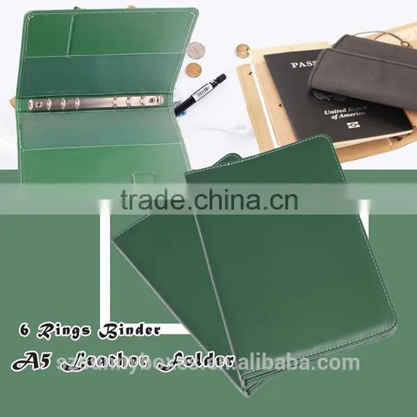 Hotel Leather Folder/Ring Binder PU Folder/A5 Customized Folder photo-2
