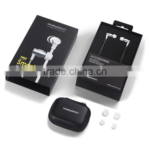 Wallytech Smart Steel W805 High Performance In-Ear Earphones With Built-In Microphone for Apple IOS Samsung Android Devices. photo-6