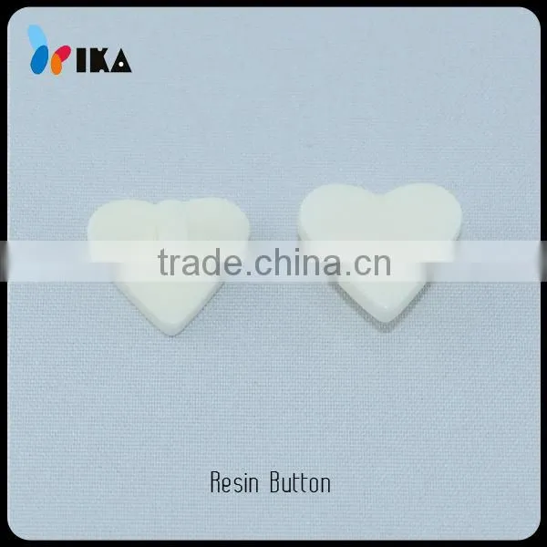 Heart Shape Buttons White Bulk Buttons photo-2