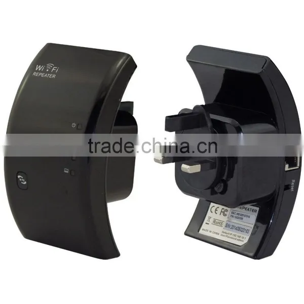 China 300Mbps N 802.11 AP Wireless Wifi Router Repeater Range Extender Booster UK Plug Dual Band Booster photo-6
