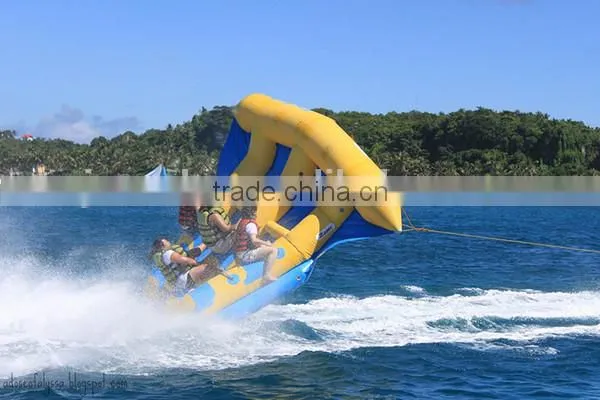 2016 Funny Commercial Inflatable Water Toys, Inflatable Fly Fish,Flying Fish Boat photo-4