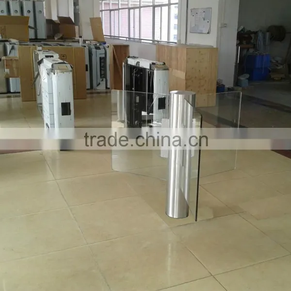 Butterfly Rotating Gate / Round Column / Glass Wing / CE Certification photo-5