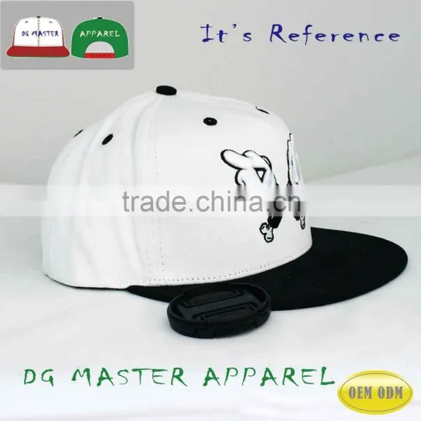 White Snapback Cap &hat