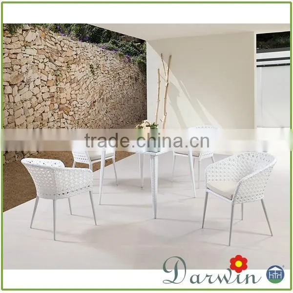 Noble Modern Restaurant Dining Hotel Rattan Table Chairs photo-2