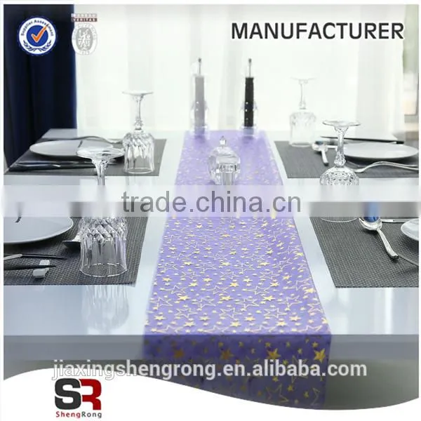 Purple Hot Sale Table Cloth Linens for Wedding Table Decoration photo-2