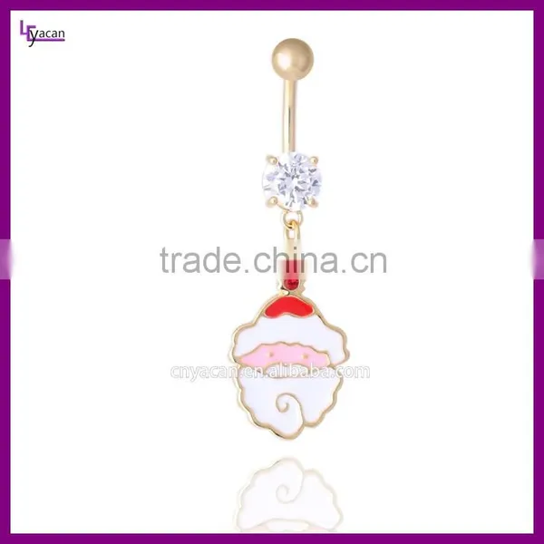 Christmas Santa Claus Belly Ring photo-3