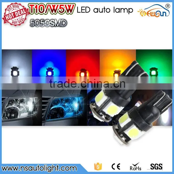 T10 5w5 Canbus Car Led Auto Bulb Wedge Base T10 Led Bulb
