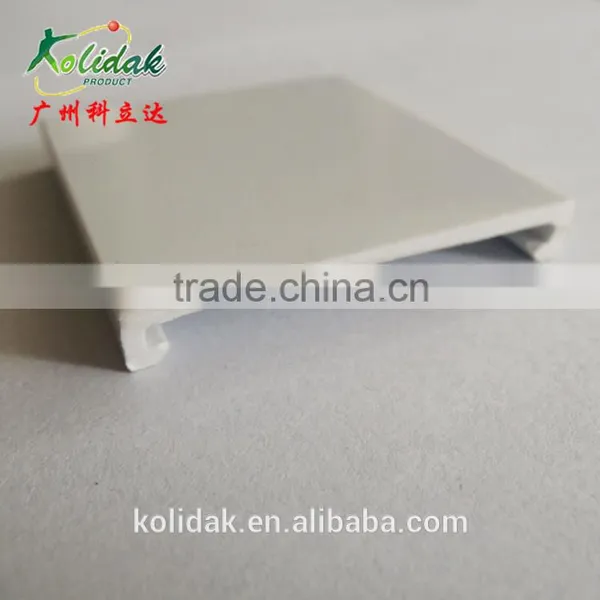 Gray Customized Plastic Extrusion PVC Profile photo-2