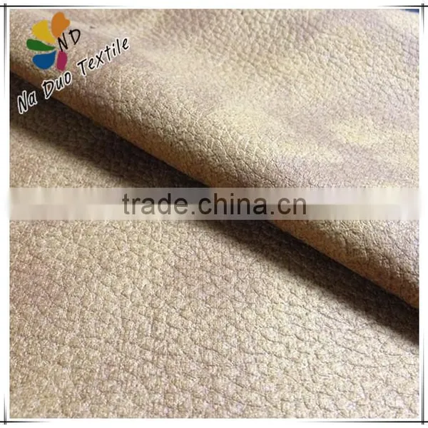 Embossed Suede Sofa Fabric Backing With Polar Fleece/Suede Manufacturers photo-4
