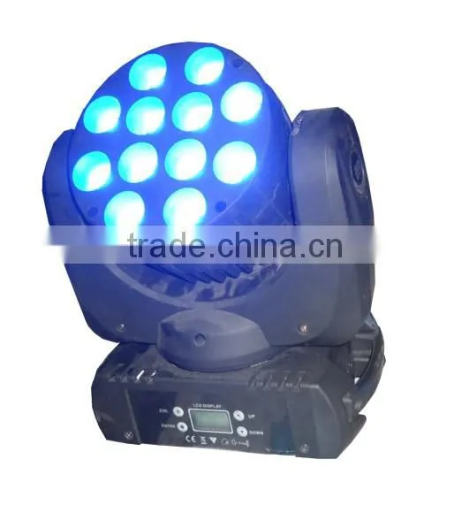12*10w Led Stage Lights RGBW 4 in 1 Moving Head Light photo-2