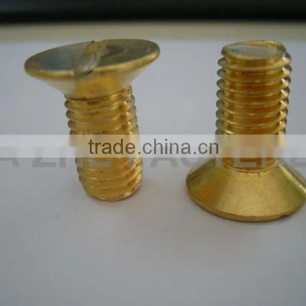 Brass Slot and Wedge Bolt