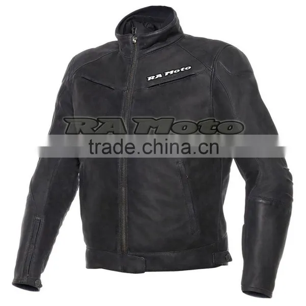 Vintage Motorcycle Leather Jacket, Motorbike Leather Jacket photo-2