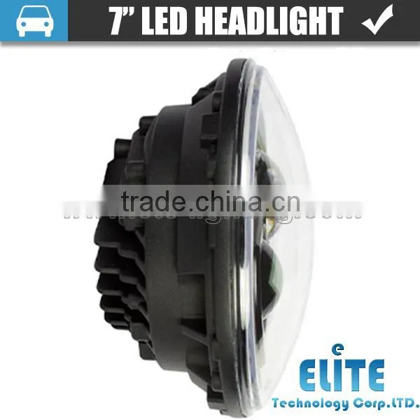 New Design 50w 4800LM 7" Led Headlamp for Harley on Hot Sell photo-2