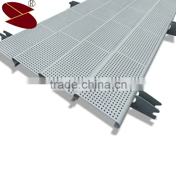 Artistic Colored Suspended Extrusion Profile Strip Ceiling Designs photo-6