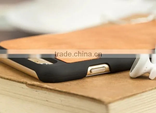 Wholesale Phone Case Made of Cherry Wood and PC Cell Cover for IPhone 6s photo-4