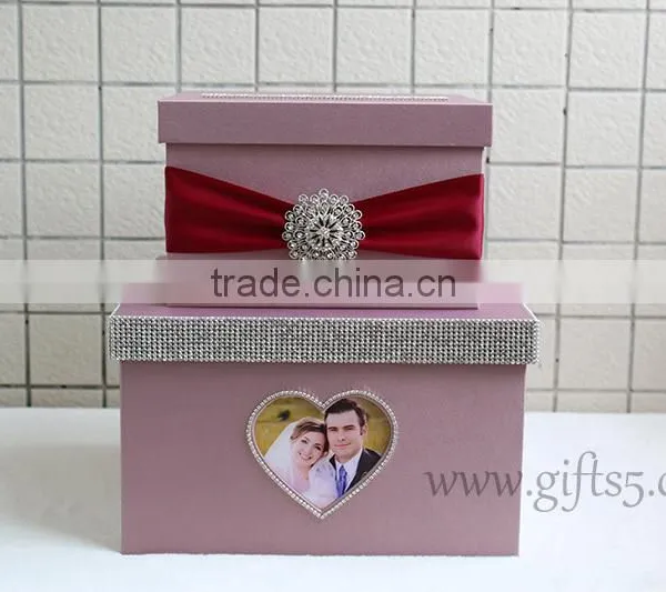 Elegant Wedding Box for Cards Wholesale photo-3