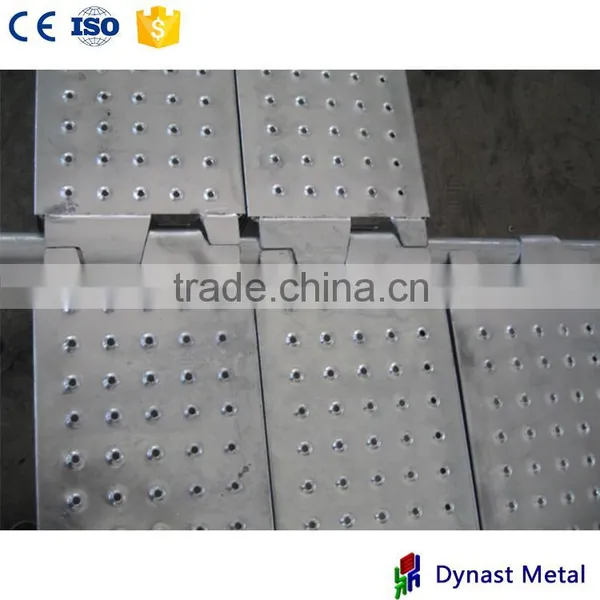 USA Standard ISO Used for Types of Cuplock Scaffolding 9 Inch Width Q235 Hot Dip Galvanized Scaffolding Steel Plank Walk Board photo-4