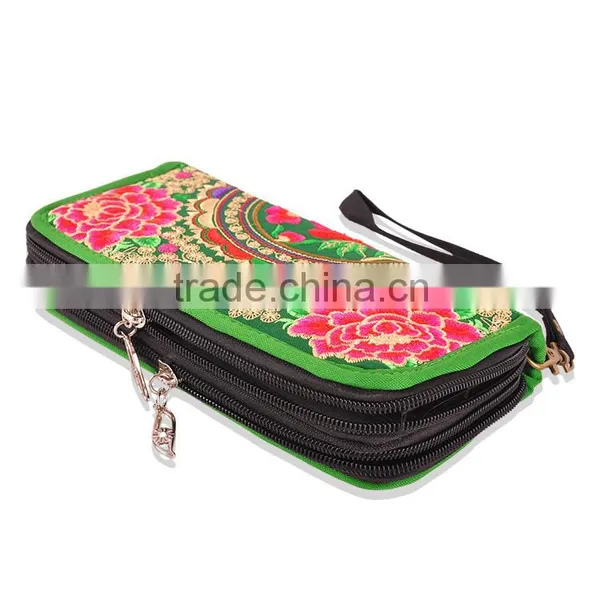 China Enthnic Style Embroidery Purse Woman Money Clip photo-6