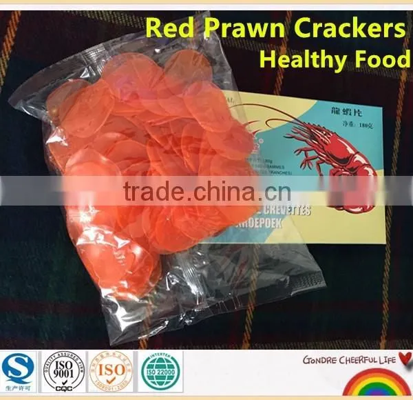 Various High Quality Fried Red Prawn Crackers Popular All Over The World