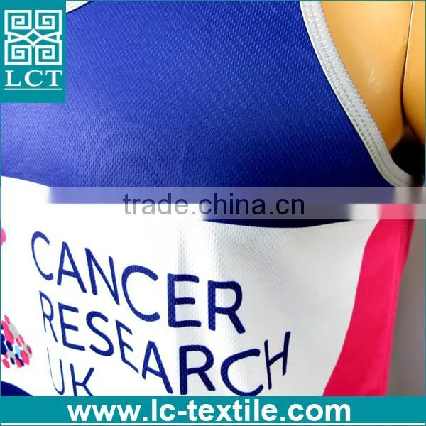 Wholesale Cheap Custom Imprint Moisture-wicking Sport Jersey Vest for Running photo-3