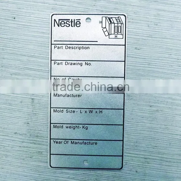 Anodized Custom Aluminum Nameplate With Printing photo-5