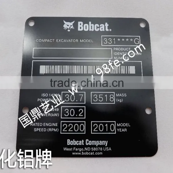Anodized Custom Aluminum Nameplate With Printing photo-6