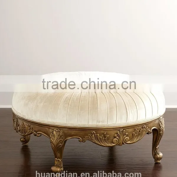 Moroccan Ottoman Carved Furniture Cube Pouf Bedroom Furniture photo-2