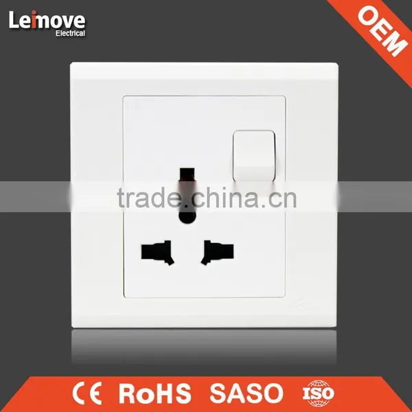 High Quality Frosted Faceplate PC White Two Gang One Way Swtich Two Gang Two Way Switch photo-5