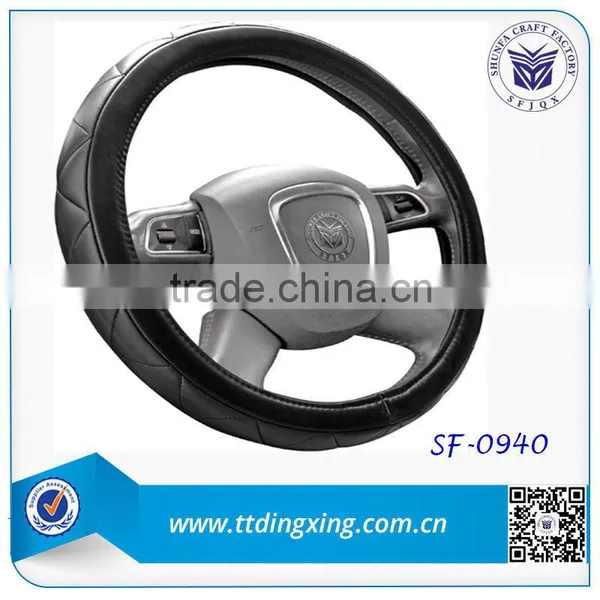 New Style Soft PU Rubber Car Steering Wheel Covers From Factory