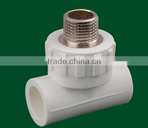 Hot Water Supply White Green Color PPR Pipe photo-3