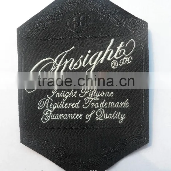 Straight Cut Stitch Weaving Garment Patch
