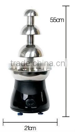 40w Power Stable Performance 3 Tiers Stainless Steel Mini Chocolate Fountain ,professional Chocolate Fountain Sale photo-2