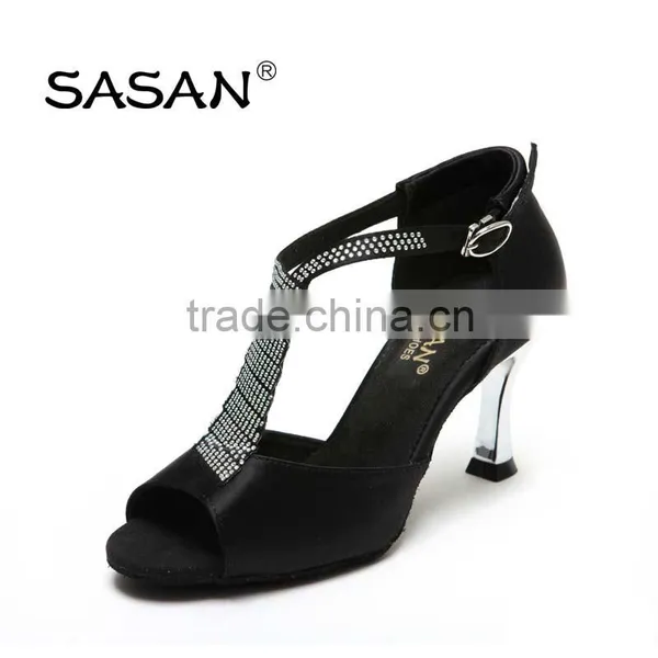 Rhinestone Salsa Dance Shoes Soical Dance Shoes S-131 photo-2